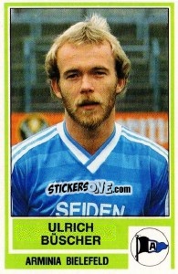 Cromo Ulrich Buscher - German Football Bundesliga 1984-1985 - Panini