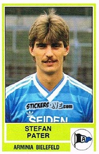 Sticker Stefan Pater - German Football Bundesliga 1984-1985 n. 17 - Panini