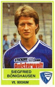 Figurina Sigfried Bonighausen - German Football Bundesliga 1984-1985 - Panini