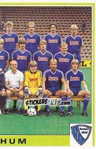 Sticker Team - German Football Bundesliga 1984-1985 - Panini