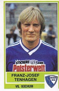 Cromo Franz-Josef Tenhagen - German Football Bundesliga 1984-1985 - Panini