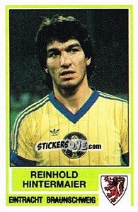 Sticker Reinhold Hintermaier - German Football Bundesliga 1984-1985 - Panini