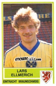 Sticker Lars Ellmerich - German Football Bundesliga 1984-1985 - Panini