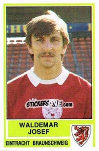 Sticker Waldermar Josef - German Football Bundesliga 1984-1985 - Panini