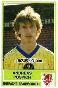Figurina Andreas Pospich - German Football Bundesliga 1984-1985 - Panini