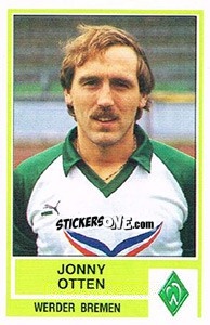 Cromo Jonny Otten - German Football Bundesliga 1984-1985 - Panini