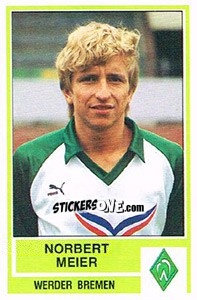 Figurina Norbert Meier - German Football Bundesliga 1984-1985 - Panini