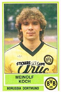 Figurina Meinolf Koch - German Football Bundesliga 1984-1985 - Panini