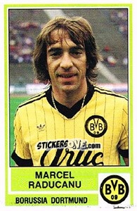 Cromo Marcel Raducanu - German Football Bundesliga 1984-1985 - Panini