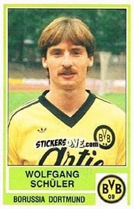 Cromo Wolfgang Schuler - German Football Bundesliga 1984-1985 - Panini