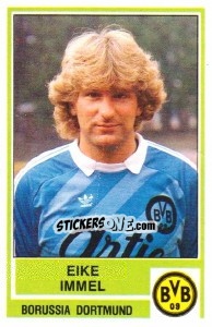 Sticker Eike Immel - German Football Bundesliga 1984-1985 - Panini