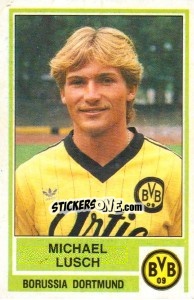 Sticker Michael Lusch - German Football Bundesliga 1984-1985 - Panini