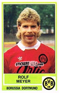 Cromo Rolf Meyer - German Football Bundesliga 1984-1985 - Panini