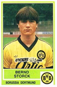 Cromo Bernd Storck - German Football Bundesliga 1984-1985 - Panini