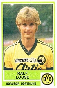 Cromo Ralf Loose - German Football Bundesliga 1984-1985 - Panini