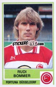 Sticker Rudi Bommer - German Football Bundesliga 1984-1985 - Panini