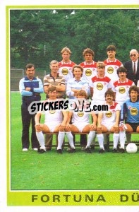 Sticker Team - German Football Bundesliga 1984-1985 - Panini