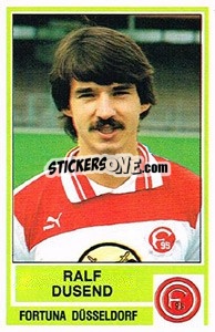 Cromo Ralf Dusend - German Football Bundesliga 1984-1985 - Panini