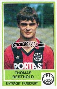 Sticker Thomas Berthold - German Football Bundesliga 1984-1985 n. 109 - Panini