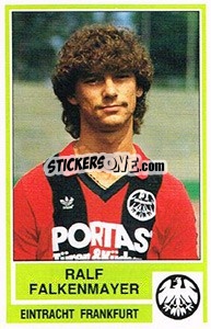 Cromo Ralf Falkenmayer - German Football Bundesliga 1984-1985 - Panini