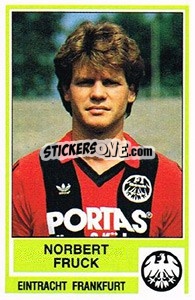 Figurina Norbert Fruck - German Football Bundesliga 1984-1985 - Panini