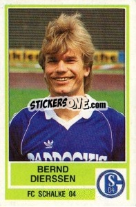 Sticker Bernd Dierssen - German Football Bundesliga 1984-1985 - Panini
