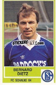 Sticker Bernard Dietz - German Football Bundesliga 1984-1985 - Panini