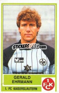Cromo Gerald Ehrmann - German Football Bundesliga 1984-1985 - Panini