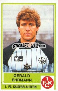 Figurina Gerald Ehrmann - German Football Bundesliga 1984-1985 - Panini