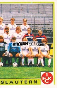 Sticker Team - German Football Bundesliga 1984-1985 n. 175 - Panini