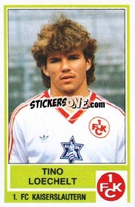 Figurina Tino Loechelt - German Football Bundesliga 1984-1985 - Panini