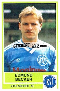 Cromo Edmund Becker - German Football Bundesliga 1984-1985 - Panini
