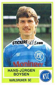 Figurina Hans-Jurgen Boysen - German Football Bundesliga 1984-1985 - Panini