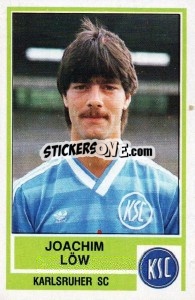 Sticker Joachim Low - German Football Bundesliga 1984-1985 - Panini