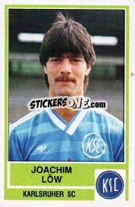 Sticker Joachim Low - German Football Bundesliga 1984-1985 n. 190 - Panini
