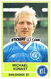 Sticker Michael Kunast - German Football Bundesliga 1984-1985 - Panini