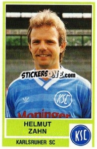 Cromo Helmut Zahn - German Football Bundesliga 1984-1985 - Panini