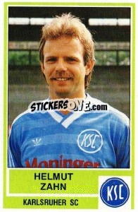 Sticker Helmut Zahn