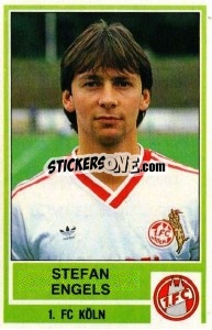 Sticker Stefan Engels - German Football Bundesliga 1984-1985 - Panini
