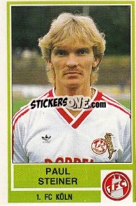 Sticker Paul Steiner - German Football Bundesliga 1984-1985 - Panini
