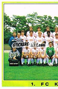 Sticker Team - German Football Bundesliga 1984-1985 n. 210 - Panini