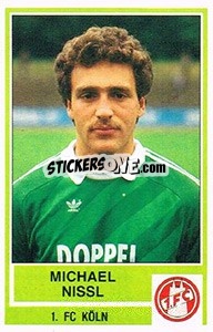 Sticker Michael Nissl - German Football Bundesliga 1984-1985 n. 212 - Panini