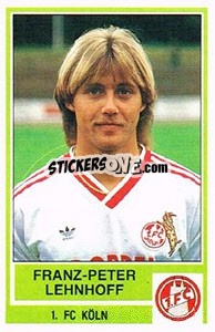 Figurina Franz-Peter Lehnoff - German Football Bundesliga 1984-1985 - Panini