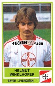 Cromo Helmut Winklhofer - German Football Bundesliga 1984-1985 - Panini