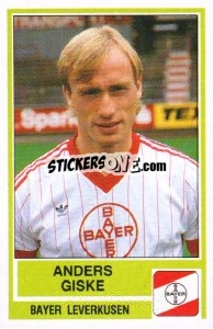 Cromo Anders Giske - German Football Bundesliga 1984-1985 - Panini