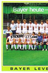 Sticker Team - German Football Bundesliga 1984-1985 - Panini