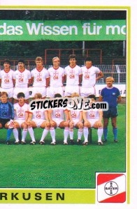 Sticker Team - German Football Bundesliga 1984-1985 - Panini