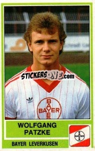 Sticker Wolfgang Patzke - German Football Bundesliga 1984-1985 - Panini