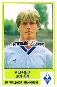 Sticker Alfred Schon - German Football Bundesliga 1984-1985 - Panini