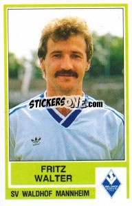 Cromo Fritz walter - German Football Bundesliga 1984-1985 - Panini